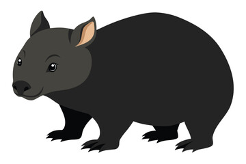 Obraz premium Wombat exploring a grassy area during daytime in a natural habitat setting