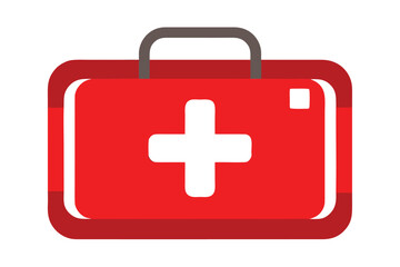 Fototapeta premium First aid kit ready for emergency situations in healthcare settings