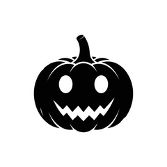 Vector art of halloween pumpkin silhouette is a fun and spooky decoration for your halloween party or event invitation