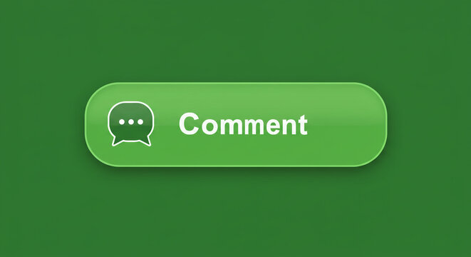 Engage and share your thoughts with this clear and modern 'Comment' button icon.
