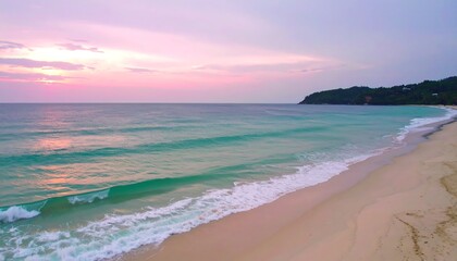 Obraz premium Coastal sunset scene