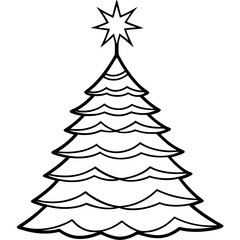 abstract christmas tree