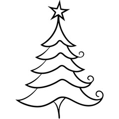 vector christmas tree