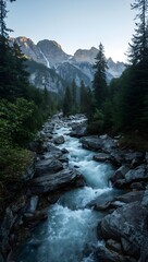 Obraz premium a beautiful waterfall