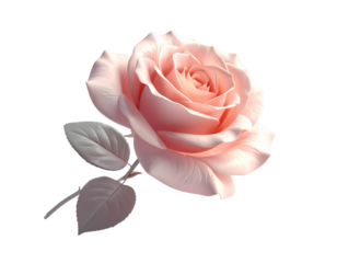 Modern Blue or Black Rose Bouquet, Geometric Design, Isolated on Transparent Background.