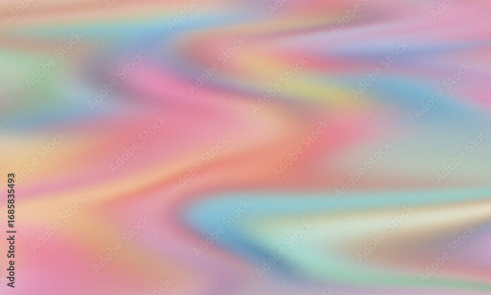 Poster abstract holographic background with pastel gradient colors and blurred motion effect creates a drea