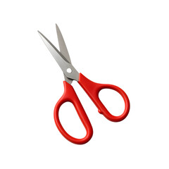 Stainless Steel Scissors With Red Handle Transparent PNG
