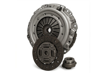 Car clutch kit isolated on transparent background 