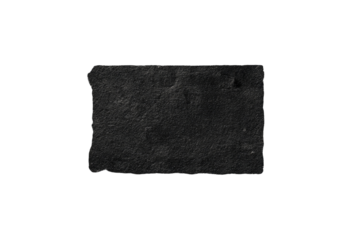 Dark, rectangular, textured slab
