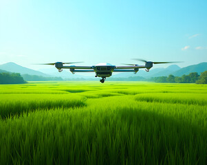 Rice field drone management system