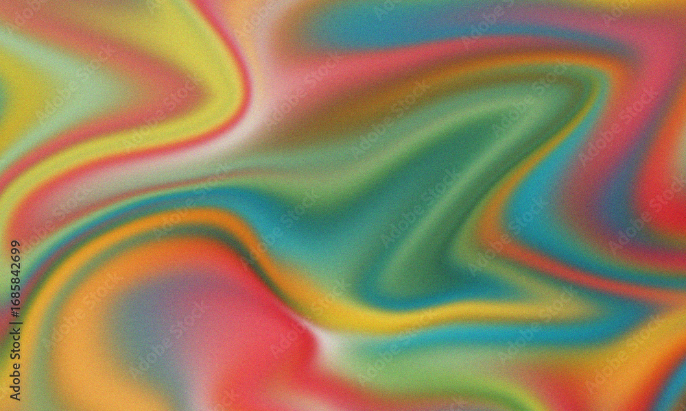 Fototapete colorful abstract background with a wavy pattern, creating a vibrant and dynamic visual effect, perf