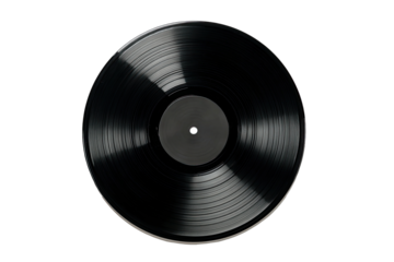 Close-up of a black vinyl record (5)