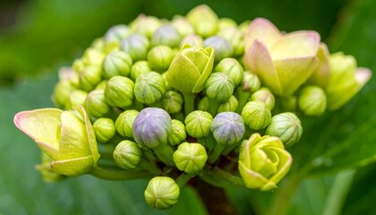 Obraz premium Close-up of vibrant flower buds