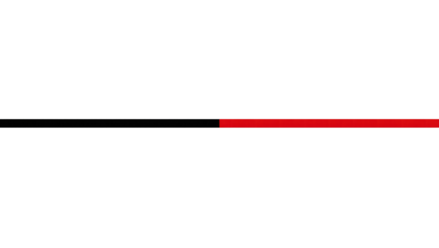 Red horizontal bar against black background