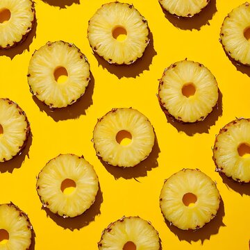 seamless pattern of pineapple