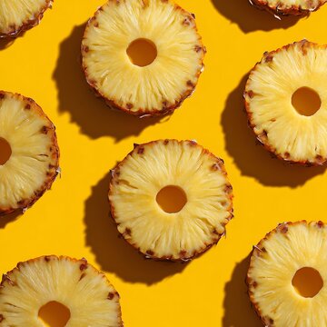 seamless pattern of pineapple