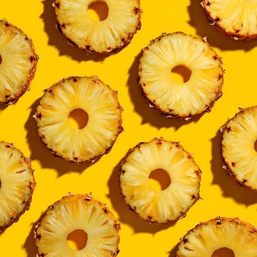 seamless pattern of pineapple