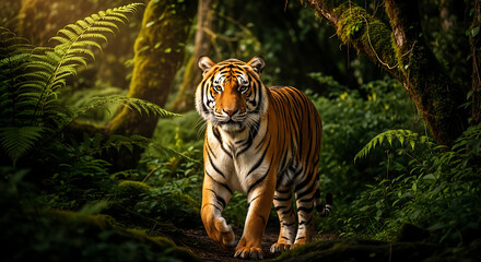 Fototapeta premium tiger in the zoo