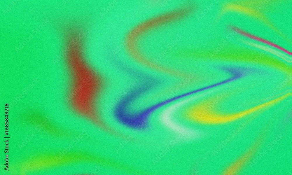 Fototapete a vibrant green abstract background with colorful swirls and textures, creating a dynamic and eyecat