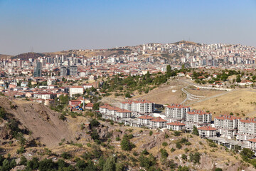 Obraz premium Ankara Skyline Panorama from Castle Hill