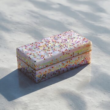 christmas gift box and decorations