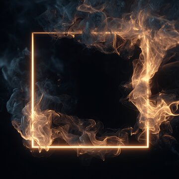 abstract fire smoke background