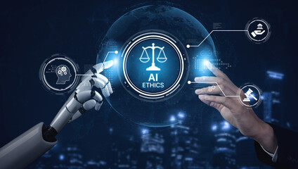 AI ethics ensures fairness, transparency, and responsibility in intelligent systems, guiding safe...