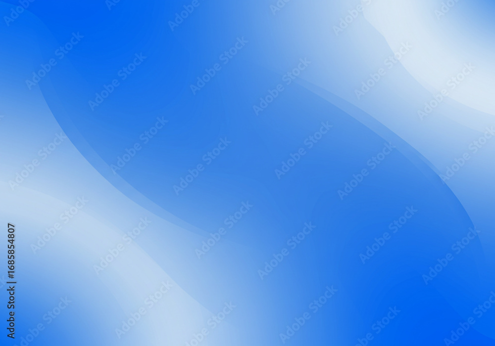 Poster cool vibrant gradient background for modern designs with smooth blue waves and flowing abstract shap