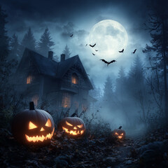 Halloween celebration, ghosts, Halloween greeting cards, pumpkin, candy, carriage, witch, cute vampire, skeleton, cute skeleton, skeleton for Halloween, ghost with smartphone and laptop