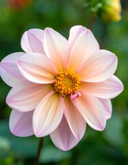 Obraz premium Close-up of a light pink dahlia
