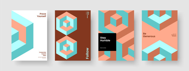 Creative Report Layout. Geometric Business Presentation Design. Isolated Brochure Template. Banner. Flyer. Book Cover. Background. Poster. Notebook. Magazine. Journal. Pamphlet. Brand Identity