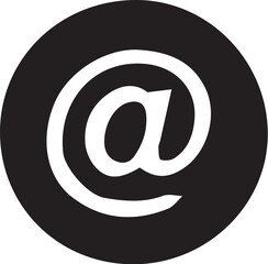 Obraz premium Email symbol icon for web and communication design