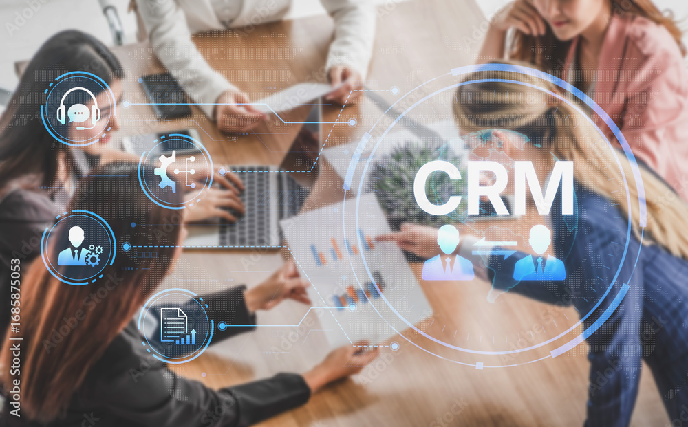 Poster crm platforms improve customer relationships through data analysis, crm communication tools, and aut