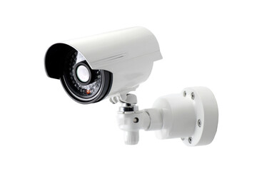 Urban surveillance camera installation indoor close-up photography