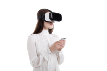 Virtual reality experience home technology indoor close-up