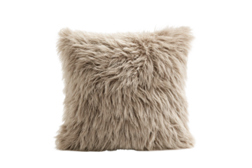 Plush decorative pillow home interior soft fabric cozy atmosphere