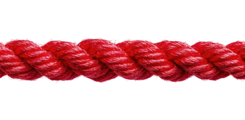 Close-up of a vibrant red rope (2)