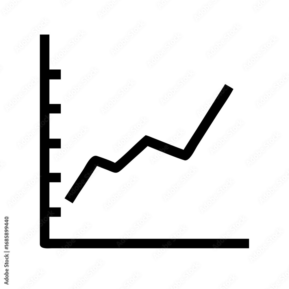 Poster growth chart diagram infographic line graph business financial report data analysis presentation tre