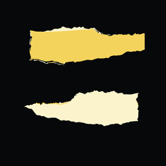 black and white torn paper