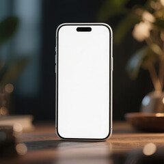 mobile phone on table