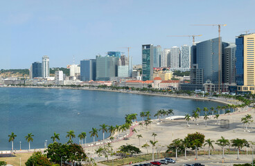 Luanda Downtown financial center Angola