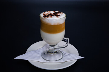 cappuccino with chocolate