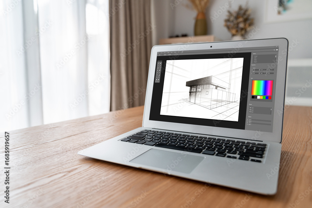 Aufkleber architectural design modish software application for architect business and professional designer