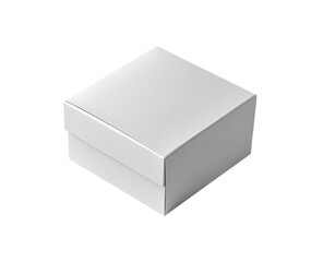 Fototapeta premium Blank white square gift box (2)