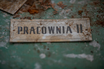 Old Ruined Abandoned Agricultural Farming and Animal Research Laboratory with Equipment
