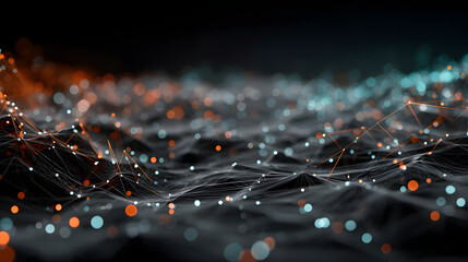 Abstract technology big data background concept, artficial intelligence tech, ig data and cybersecurity