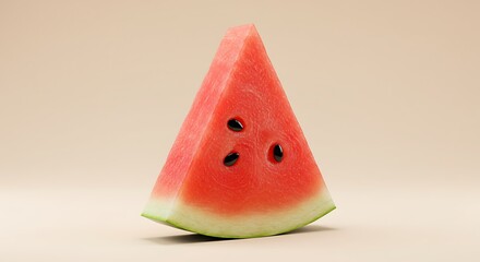 Juicy Watermelon Slice A Refreshing Summer Treat