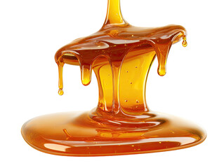 Honey dripping, pouring, and pooling