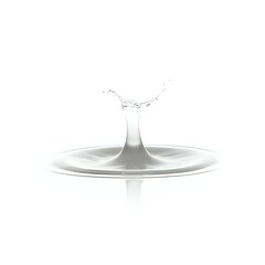 Water splash, isolated on the white background