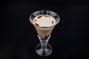 hot chocolate with ice cream